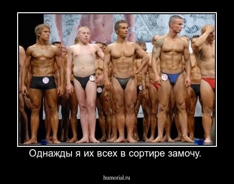 Однажды я их всех в сортире замочу. 