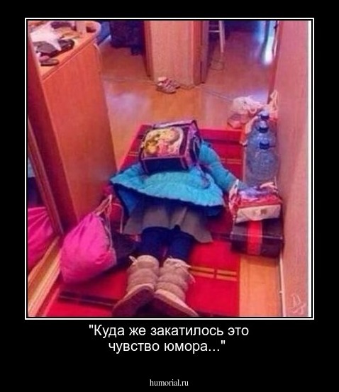 "Куда же закатилось это чувство юмора..."