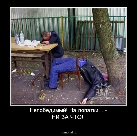 Непобедимый! На лопатки... - НИ ЗА ЧТО!   