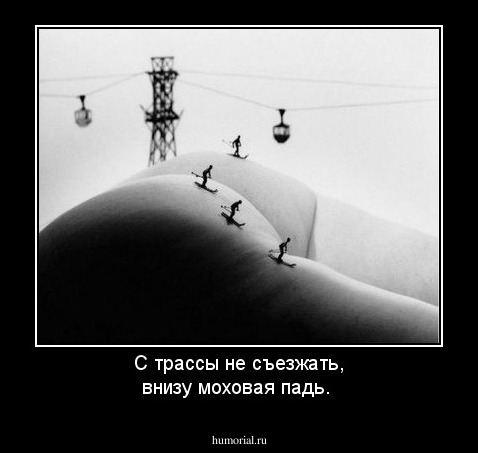 С трассы не съезжать, внизу моховая падь.