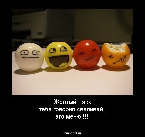 Жёлтый , я ж тебе говорил сваливай , это меню !!!