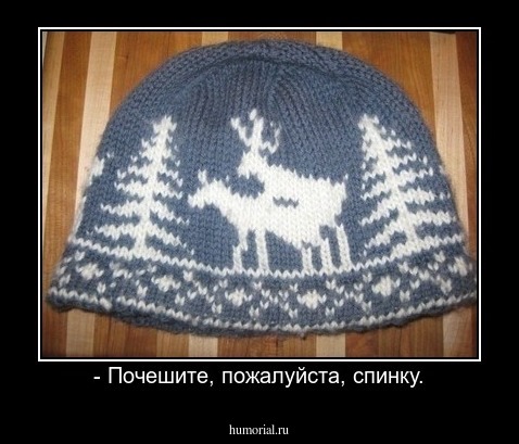 - Почешите, пожалуйста, спинку.
