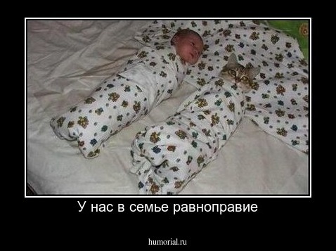 У нас в семье равноправие