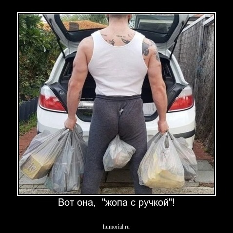 Вот она,  "жопа с ручкой"!