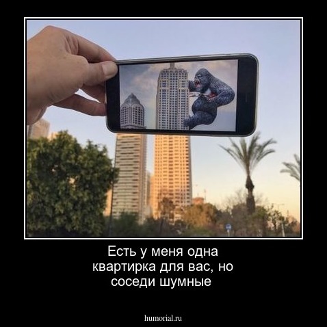 Есть у меня одна квартирка для вас, но соседи шумные