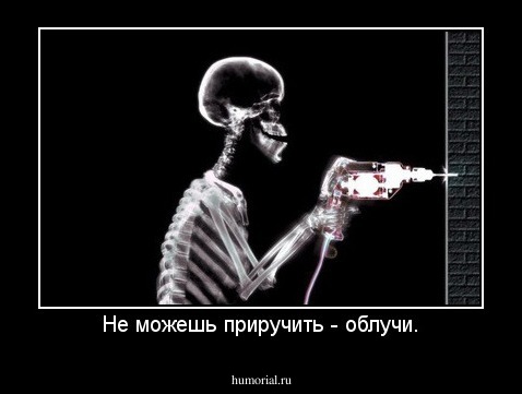 Не можешь приручить - облучи.