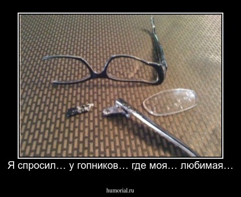 Я спросил… у гопников… где моя… любимая…