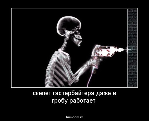 скелет гастербайтера даже в гробу работает