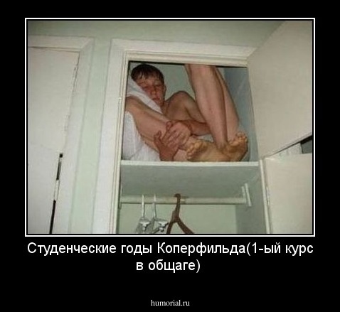 Студенческие годы Коперфильда(1-ый курс в общаге)