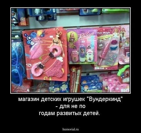 магазин детских игрушек "Вундеркинд" - для не по годам развитых детей.