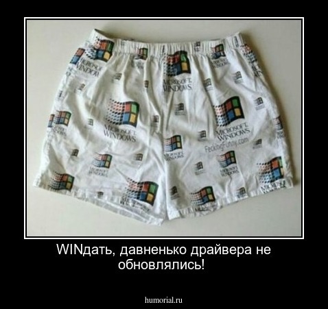  WINдать, давненько драйвера не обновлялись!