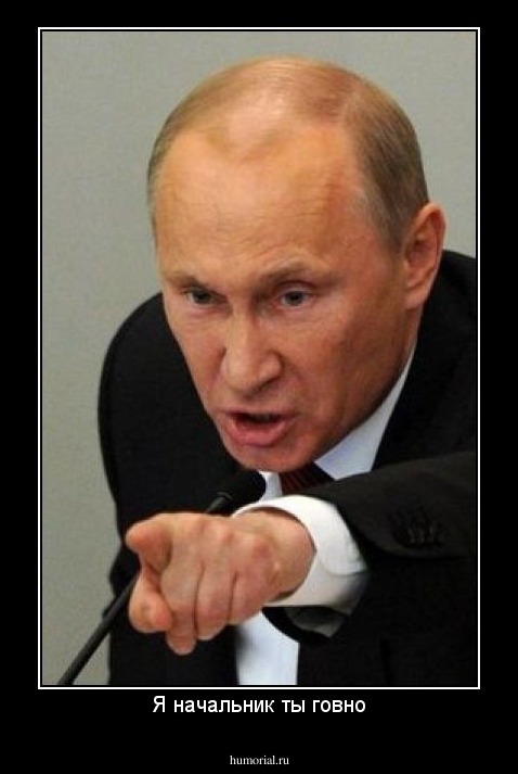 Я начальник ты говно