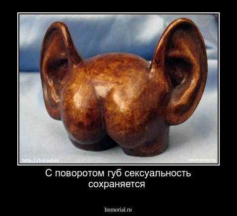 С поворотом губ сексуальность сохраняется