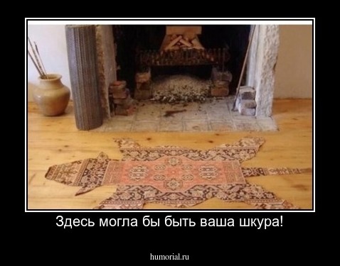 Здесь могла бы быть ваша шкура!