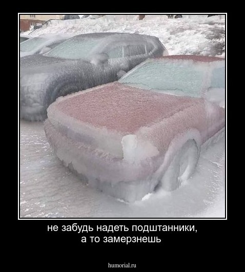 не забудь надеть подштанники, а то замерзнешь 