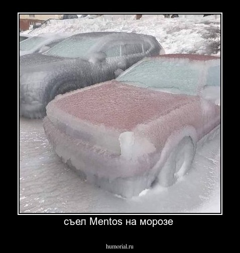 съел Mentos на морозе 