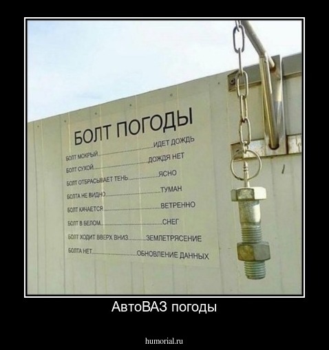 АвтоВАЗ погоды