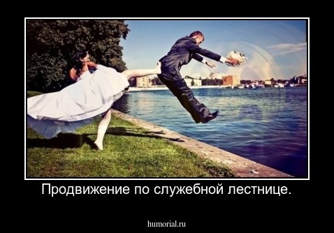Продвижение по служебной лестнице.