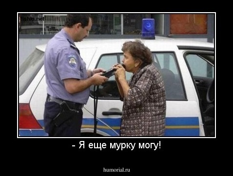 - Я еще мурку могу!