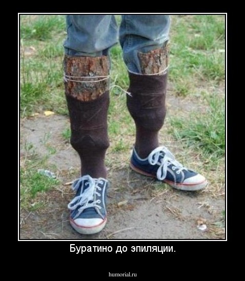Буратино до эпиляции.