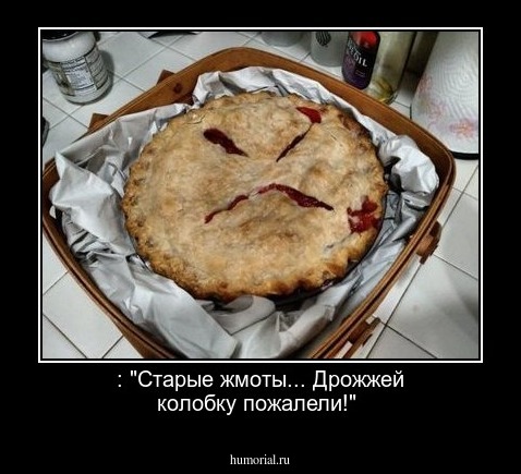  : "Старые жмоты... Дрожжей колобку пожалели!"