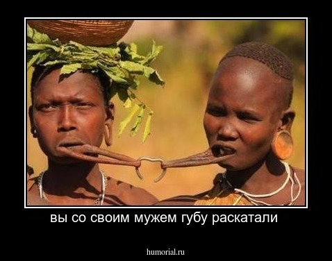 вы со своим мужем губу раскатали 