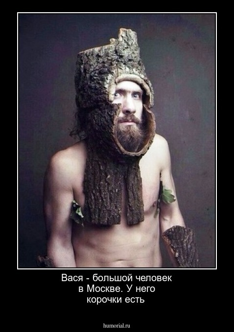 Вася - большой человек в Москве. У него корочки есть