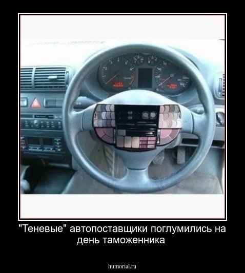 "Теневые" автопоставщики поглумились на день таможенника