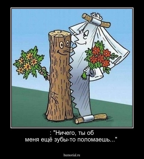  : "Ничего, ты об меня ещё зубы-то поломаешь..."