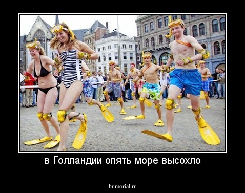 в Голландии опять море высохло