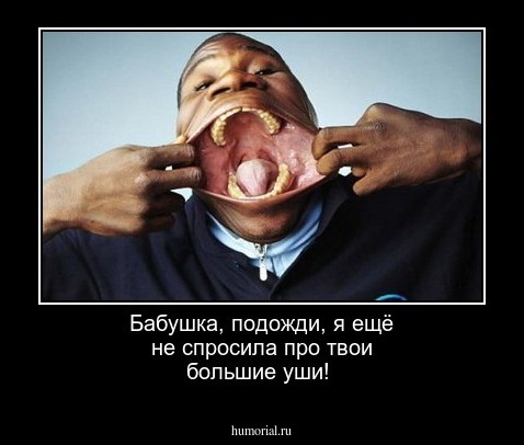 Бабушка, подожди, я ещё не спросила про твои большие уши!