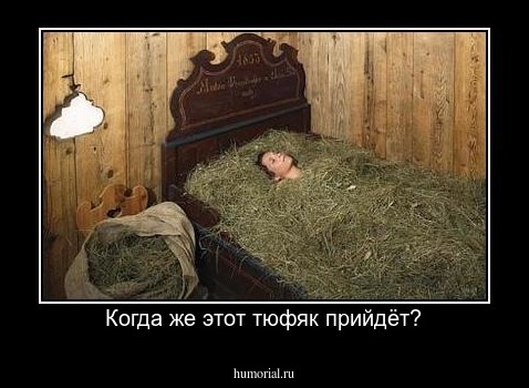 Когда же этот тюфяк прийдёт?