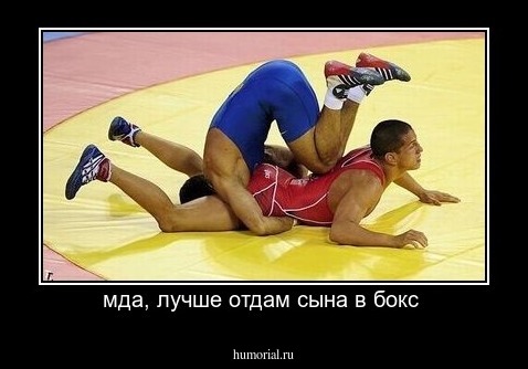 мда, лучше отдам сына в бокс 