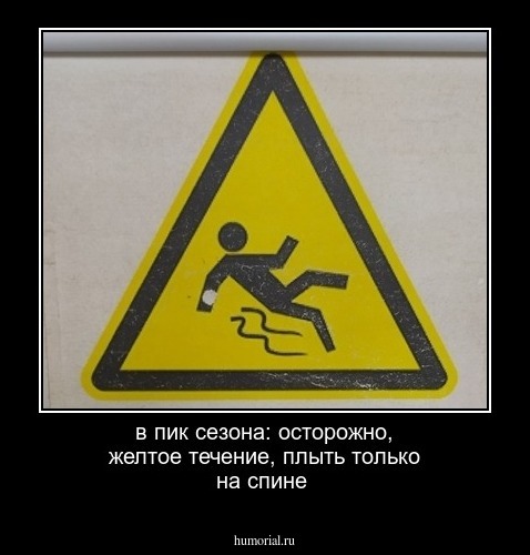 в пик сезона: осторожно, желтое течение, плыть только на спине