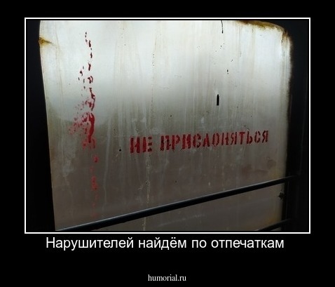Нарушителей найдём по отпечаткам 