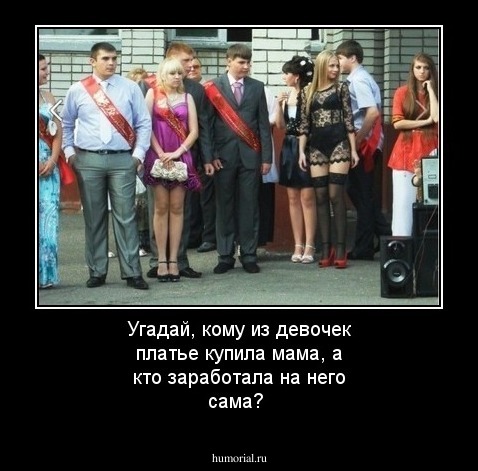 Угадай, кому из девочек платье купила мама, а кто заработала на него сама?
