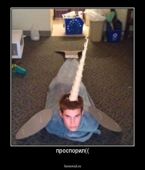 проспорил((