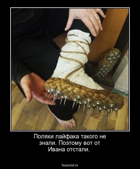 Поляки лайфака такого не знали. Поэтому вот от Ивана отстали.