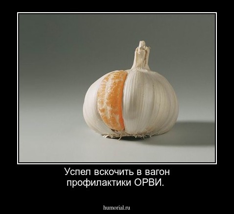 Успел вскочить в вагон профилактики ОРВИ. 