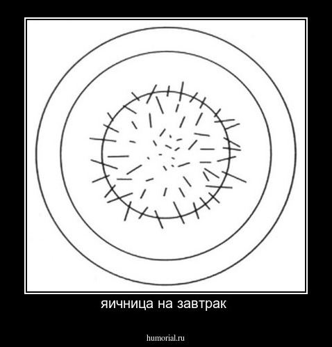 яичница на завтрак 