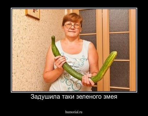 Задушила таки зеленого змея