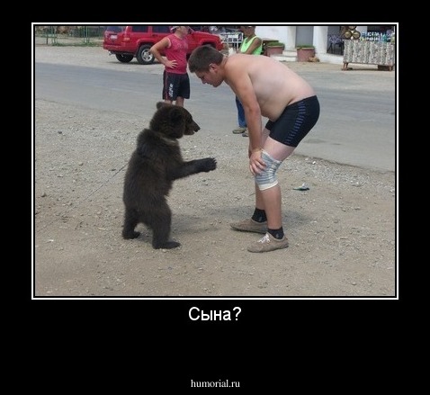 Сына?
