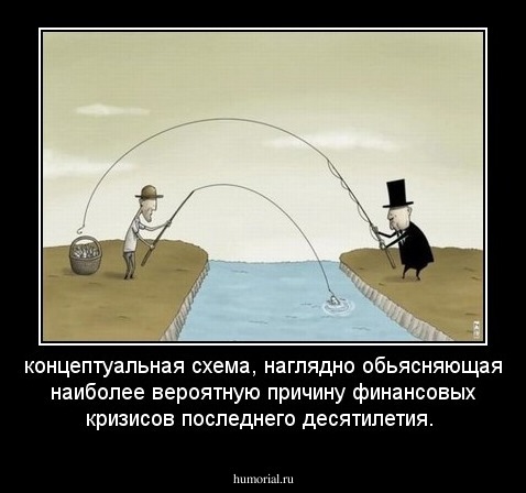 концептуальная схема, наглядно обьясняющая наиболее вероятную причину финансовых кризисов последнего десятилетия.
