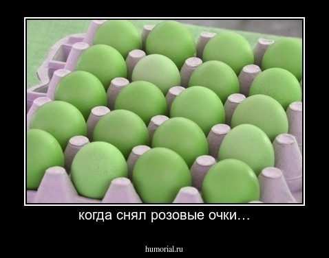 когда снял розовые очки…