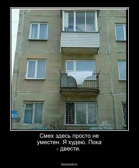  Смех здесь просто не уместен. Я худею. Пока - двести.