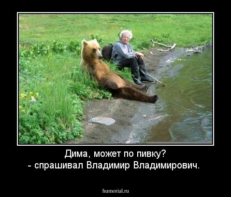 Дима, может по пивку? - спрашивал Владимир Владимирович.