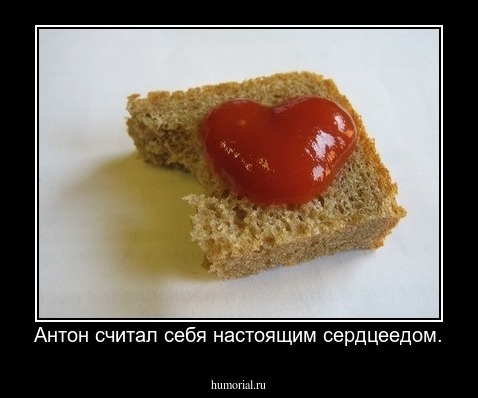 Антон считал себя настоящим сердцеедом.