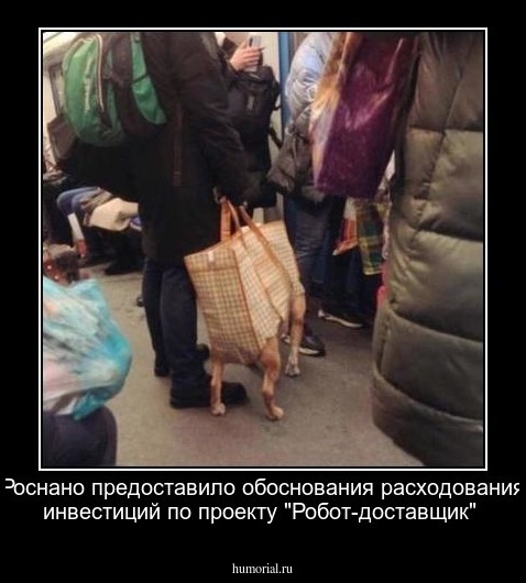 Роснано предоставило обоснования расходования инвестиций по проекту "Робот-доставщик"