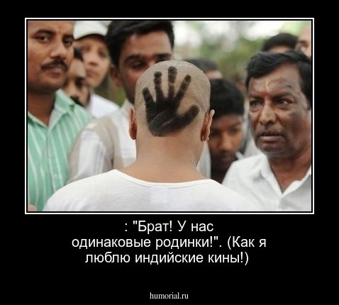  : "Брат! У нас одинаковые родинки!". (Как я люблю индийские кины!)