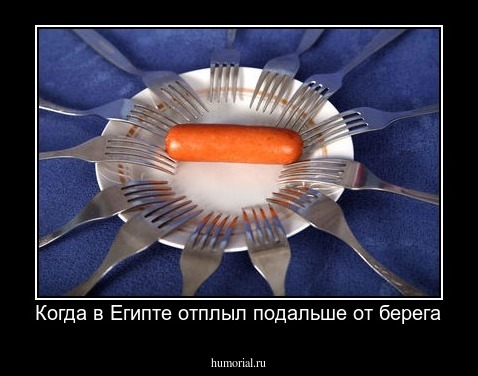 Когда в Египте отплыл подальше от берега